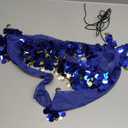 Lauthen.S 128 Coins Belly Dance Hip Scarf Tribal Belt Halloween Genie Costume Accessory
