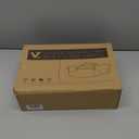 Li & Zhao Snackle Box Container - 4-Compartment Divided Snack Serving Tray with Silicone Handle, Perfect for Picnics, Leak-Proof, and Dishwasher-Safe Dressing Containers(Blue)