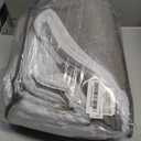 Grey Pleated Linen Blackout Curtains 80 Inches Long for Bedroom Living Room Pinch Pleat Black Out Thermal Insulated Ring Hooks Back Tab Room Darkening Drapes Charcoal Gray 80 Inch Curtains with Liner