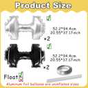 Dumbbell Balloons Gym Balloons Barbell for Gym Birthday Decorations Fitness Baby Weights Party Decor Kids Weights Sets for Boys Wrestling Party Decorations