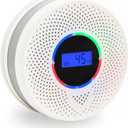 Kesymo Upgraded Smoke and Carbon Monoxide Detector 10-Year Lifespan, Dual Sensor Smoke Alarm & Carbon Monoxide Detector (1 Pack), EXP: 5 Years After Activation