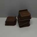 Bed Risers 2 Inch Heavy Duty, Furniture Risers for Bed Desk Table Sofa Couch,Oversized Bed Lifts Risers,Support up to 5000 Lbs(4 Pack Brown)