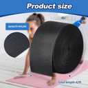 Shappy Gymnastics Mat Hook Fastener Gymnastics Cheer Mats Tape Strip for Tumbling 4" Wide Carpet Repair Nylon Hook for Carpet Bonded Foam Seams Cheer Gym Floors Cheerleading Supplies