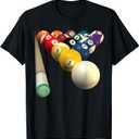 8-Ball Pool Team T-Shirts for BAR League Protecting T-Shirt, Small
