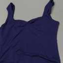 Women's Sleeveless Backless Crop Tank Top Sexy Pleated Bustier Sweetheart Neck Strappy Y2K Cami Cropped Tops (Medium, Navy Blue)