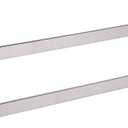 KOKOSIRI Bath Towel Bars 32 Inches Bathroom 2-Tiers Ladder Towel Rails Towel Holders Wall Mounted Towels Shelves Rack Brushed Stainless Steel, B5008BR-L32