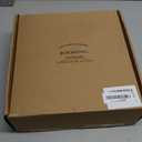 Glass Essential Oil Diffuser with Natural Wood Base, Waterless Aromatherapy Diffusers with Bulb, 3 Color Light Aroma Nebulizer for Home Office Bedroom Yoga | A Gift of Fragrance (USB Power Control Model)