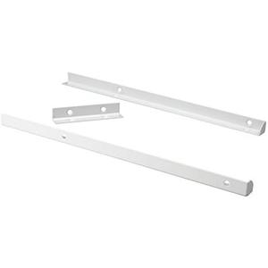 ClosetMaid SuiteSymphony Top Shelf Support Bracket Kit, Add On Accessory, Shelf Hardware Set, For Top Shelf, Pure White 2