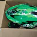 DOT Youth Dirt Bike Helmet with Goggles & Gloves for 5-14 Years Old, Youth ATV Helmets for Youth Boys Girls, Four Wheeler Helmet, Motocross BMX MX UTV Offroad Street Go Kart Dirt Bike Race Car, X-Large