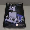 Kawaye PS5 Stand PS5 Cooling Station for PlayStation 5/Pro/Slim Console, PS5 Accessories Vertical Stand with 2.36in Cooling Fan, RGB Light, Dual Controller Charger, Headset Holder, 3 Charger Port (White)