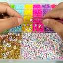 ParsNuntio Colorful DIY Craft Clay Beads Kit - Birthday Party Assorted Clay Beads - Festival Art Craft Clay Beads for Party Supplies Decor DIY Crafts - 1 Box