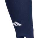 adidas Utility Baseball/Softball 7" Stirrup Socks (1 Pair) (Medium, Team Navy Blue/White/2)