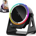 Multifunctional Phone Holder with RGB Light & 360 Rotation, HD Surround Sound, Compatible with iPhone/iPad/Android/Samsung