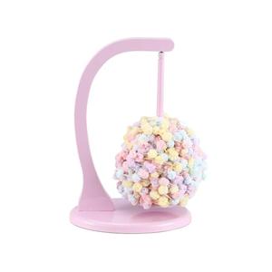 joykiss Magnetic Yarn Holder Spinner for Crocheting and Knitting – Durable Molded Plastic Yarn Organizer for Crochet Supplies and Yarn Storage, Crochet Gift for Knitting Lovers – Pastel Pink