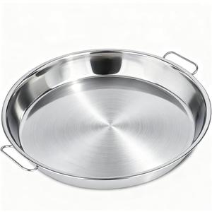 13.5" Stainless Steel Drip Pan & Roasting Tray - Replacement Parts for Big Green Egg Large, Weber Kettle Charcoal Grills & Kamado Joe Classic