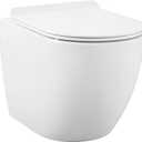 Swiss Madison Well Made Forever SM-WT449 St. Tropez Wall Hung Toilet, Glossy White