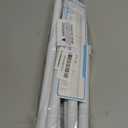 MEXAU 2 Pack Tension Curtain Rods 24-46 Inch,Adjustable Spring Tension Rods White Shower Curtain Rod No Drilling for Window, Bathroom, Closet, Room Divider, 7/8" Diameter