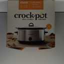 Crock-Pot 7 Quart Oval Manual Slow Cooker, Stainless Steel (SCV700-S-BR), Versatile Cookware for Large Families or Entertaining