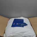 Bedsure Comforter Duvet Insert - Quilted Comforters Queen Size, All Season Duvet, GentleSoft Down Alternative Bedding Blanket, with 8 Tabs, Gifts for Women/Men, White, Queen 88 x 88 Inches