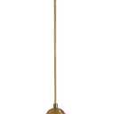KCO Lighting Mid Century Modern Gold Globe Pendant Lighting Brushed Brass White Opal Glass Pendant Light Antique Farmhouse Single Hanging Kitchen Island Lighting Fixture
