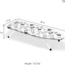 Duwee 13"x36"Table top Ironing Board with Thicken Felt Padding, Heat Resistant Cover,Stainless Steel Hook,Extra Long Ironing Area