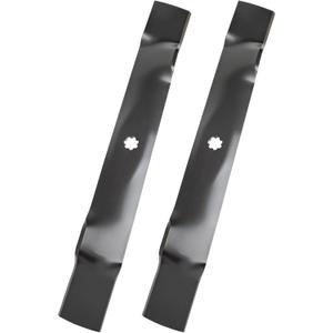 GX22151 Mower Blade Compatible with John Dee re 42" Deck Tractor, GY20850 Mulching Blade Fit for 102 115 125 135 D130 D100 D105 Riding Mower, Replace AM137328 AM141033 AM137333, 2 Pack