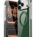 KUPEKIS Magnetic for iPhone 17 Pro Case 360 Spin Stand Green