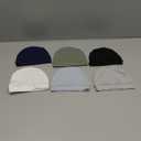 Konssy 6-Pack Baby Beanie Hats for Newborns, Soft Infant Caps for Boys & Girls, 0-6 Months (Blue)