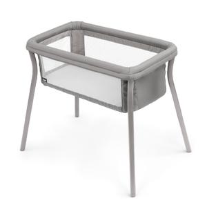 Chicco LullaGo Anywhere SE Portable Bassinet, Lightweight, Space-Saving with Waterproof Mattress and Fitted Sheet, Travel Bassinet for Baby, Clay/Grey