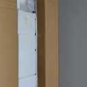 VINLUZ LED Linear Chandeliers Farmhouse Rectangle Pendant 5 Light with Clear Glass and Crystal Bulb,Black Modern Dining Room Lighting Industrial Kitchen Island Foyer Light Fixture Hanging (Brushed Nickel)