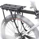 110 Lbs Capacity Almost Universal Adjustable Bike Luggage Cargo Rack Bicycle Accessories Equipment Stand Footstock Bicycle Carrier Racks