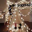 2 x TURNMEON 20 FT 50 LED Christmas Snowflake String Lights Decorations Waterproof Battery Operated Snowflakes Fairy Lights with Timer for Indoor Outdoor Xmas Party Tree Home Winter Holiday Garden Decor (Cool White)