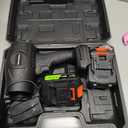 YUQUESEN 980,000 RPM Cordless Leaf Blower - 21V Electric Handheld Leaf Blower with 24.0Ah Batteries & Fast Charger - Lightweight for Patio, Lawn, Yard, Deck Cleaning - Light Black