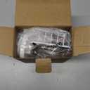 LEVERLOC Soap Holder Dish with Hooks for Shower, Bar Suction Cup Soap Tray Wall Mounted, Rustproof Stainless Steel Sponge Holder Caddy for Bathroom Bathtub Kitchen Sink, White (1 Tire)