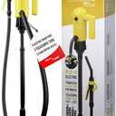 TERA PUMP 55 Gallon Drum Liquid Transfer Pump, Plug In Electric Compatible | 4.2 GPM, Telescopic (22.6-34 inch), For Diesel Gasoline Kerosene DEF Adblue Antifreeze Windshield (Washer Fluid) Detergent, Yellow-black