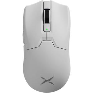 DELUX M800Ultra Wireless Gaming Mouse, 55g Lightweight, Nordic 52840 MCU, 1000Hz Polling Rate, PAW3395 Sensor, 26000DPI, Up to 120 Hrs Battery Life, Tri-Mode Connection, Huano Switches (600mAh-White)
