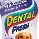 Dental Fresh Advanced Plaque and Tartar Water Additive, 15oz Dog Teeth Cleaning Formula to Freshen Breath and Improve Cat & Dog Dental Care Just Add to Water