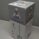 MR.SIGA Toilet Bowl Brush and Holder, Premium Quality, with Solid Handle and Durable Bristles for Bathroom Cleaning, White, 1 Pack (One Size)