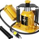 YELLOW JACKET Low Profile 20 Ton Air Bottle Jack 20 Ton with Aluminum Alloy Pump and Unique Slow Release Equipment