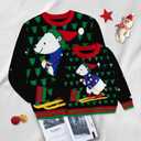 Curipeer Boy's Girl's Cable Knitted Crew Neck Sweater Fall Pullover 1-8Y (X-Large)