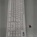 Logitech MK270 Wireless Keyboard and Mouse Combo for Windows, 2.4 GHz Wireless, Compact Mouse, 8 Multimedia and Shortcut Keys, 2-Year Battery Life, for PC, Laptop - White