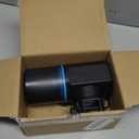 Lukovee Automatic Fish Feeder,New Generation Feeding Time Display USB Rechargeable Timer Moisture-Proof Aquarium or Fish Tank Food Dispenser with 200ML Large Capacity for Vacation Weekend Holiday,Blue