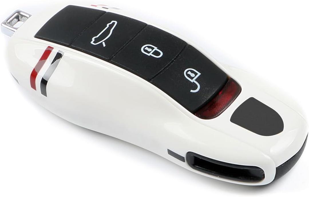 Key Cover Comptatible with Porsche Macan Cayenne Panamera 911, Car Key Protection Keychain (OLD KEY)