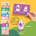 30 Packs Valentine's Day Cards with Mochi Squishy Toys, Mini Kawaii Stress Relief Squishy Toys Sets for Kids, Valentine's Day School Classroom Prizes, Valentine Exchange Gift