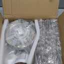 CM MZY Chrome Firework Flush Mount Ceiling Light Fixture, Modern Crystal Sputnik Firework Ceiling Lights, 6-Light Close to Ceiling Lighting Fixtures for Bedroom Kitchen Hallway Entryway