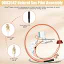 9003542 Natural Gas Pilot Assembly for Reliance, A.O.Smith, Kenmore, State GS and GSX Water Heater, 9003542 Pilot Assembly Replacement for 100109295 18324-190 9003542005