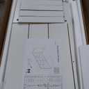 DWVO White 6 Drawers Dresser, Modern Wood Dresser Chest of Drawers with Black Metal Handle  Anti-Tipping Device, Modern Storage Cabinet for Hallway, Entryway, Living Room