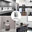 DOUKE Paper Towel Dispenser Wall Mount Commercial c-fold/Multi-fold/Tri-fold, Touchless Hand Towel Dispenser with Lock (Silver)