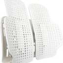 Back Support for Office Chair, Lumbar Support with Up & Down Adjustment,Ergonomic Lumbar Support Pillow for Office Chair, Lumbar Pillow for Home Office Desk Chairs (Grey)