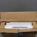 Furologee End Table with Charging Station, Nightstand with Fabric Drawers, Side Tables with USB Ports & Outlets, Night Stand with Storage Shelf & Hooks, for Living Room/Bedroom, White (1 pc)